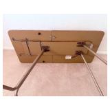 Vintage Mid Century Folding Table and Four Chairs