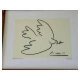 Pablo Picasso "Dove of Peace" Framed Print