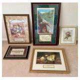 Lot of Religious Framed Artwork