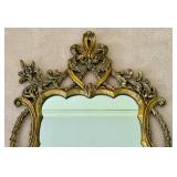Vintage Mirror Craft Ornate Gilded Mirror