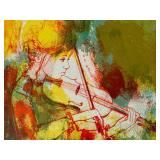 Jean-Baptiste Valadie Signed and Numbered Print of Young Girl Playing Violin