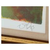 Jean-Baptiste Valadie Signed and Numbered Print of Young Girl Playing Violin