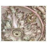Round Ornate Ceiling/Chandelier Cap or Hanging Decor