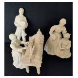 Department 56 Winter Silhouette Figurines - Carols Around the Spinet
