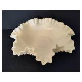 Vintage Fenton Hobnail Milk Glass Fruit Bowl