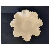 Vintage Fenton Hobnail Milk Glass Fruit Bowl