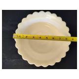 Fenton Hobnail Milk Glass Thumbprint Bowl