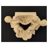 Vintage Gino Ruggeri Cherub Wall Shelf