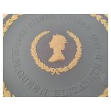 Wedgwood Queen Elizabeth II Silver Jubilee Commemorative Plate