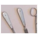 Mother of Pearl Framed Antique Manicure Set