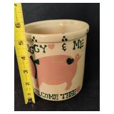 Roseville Robinson Ransbottom Painted Crock
