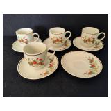 Avon Porcelain Hand Decorated 22K Gold Rim Dinnerware