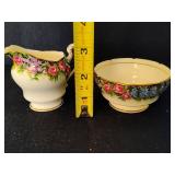 Vintage Sugar/Creamer & Trinket Dishes