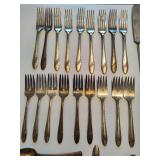 Silver Plated Flatware - Over 100pcs!