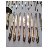 Silver Plated Flatware - Over 100pcs!
