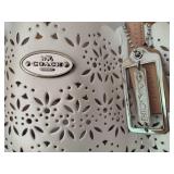 Coach Metro Eyelet Leather Tote