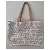 Coach Metro Eyelet Leather Tote