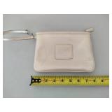 Coach White Leather Wristlet