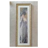 Art Deco Pompeian Beauty Framed Art