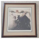 Vintage Louis Icart "Waltz Echoes" Signed Print