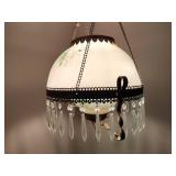 Antique Victorian Hanging Parlor Lamp