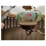 Antique Victorian Hanging Parlor Lamp