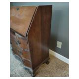 Solid Wood Drop Front Secretary Desk