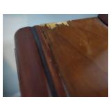 Antique Wood Vanity w/Mirror