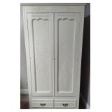 Vintage Style Wood Armoire