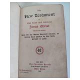 Antique Bible - The New Testament - Copyright 1899