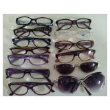 Lot of Asst Glasses, Readers & Sunglasses