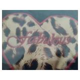 Ladies Two-Piece Animal Print PJs (XL)