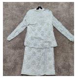 Judith Ann Creations Vintage Wedding Dress (2pc - L)