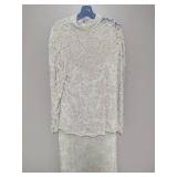 Judith Ann Creations Vintage Wedding Dress (2pc - L)
