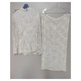 Judith Ann Creations Vintage Wedding Dress (2pc - L)
