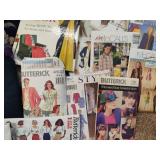 Huge Lot of Sewing Patterns & Supplies