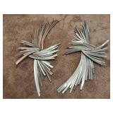 "A Touch of Class" Infinity Silver Metallic Wall Sculptures