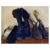 Ladies Winter Boots & Furry Ear Covers