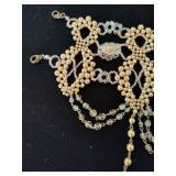 Vintage Beaded Wedding Choker Necklace