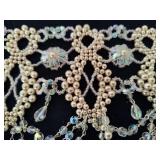 Vintage Beaded Wedding Choker Necklace