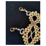 Vintage Beaded Wedding Choker Necklace
