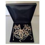 Vintage Beaded Wedding Choker Necklace