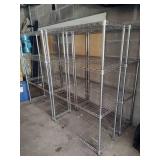 Four 4-Shelf Garage Shelving Units