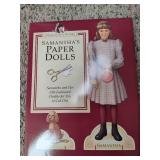 American Girl, Dolly Dingle & Pudgie Paper Dolls + Vintage Vanity Set