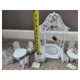 Dollhouse Wired Gazebo + Table & Chairs Sets
