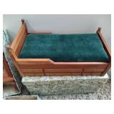 Assorted Wood & Porcelain Dollhouse Furniture
