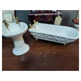 Mahogany Dollhouse Furniture & Bathroom Furniture
