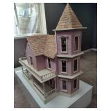 Incredible Handmade Large Dollhouse + Furniture & Dolls