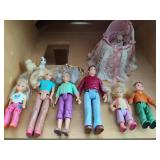 Incredible Handmade Large Dollhouse + Furniture & Dolls