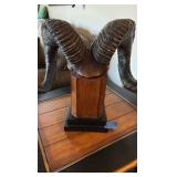 Decorative Ram Horn Sculpture